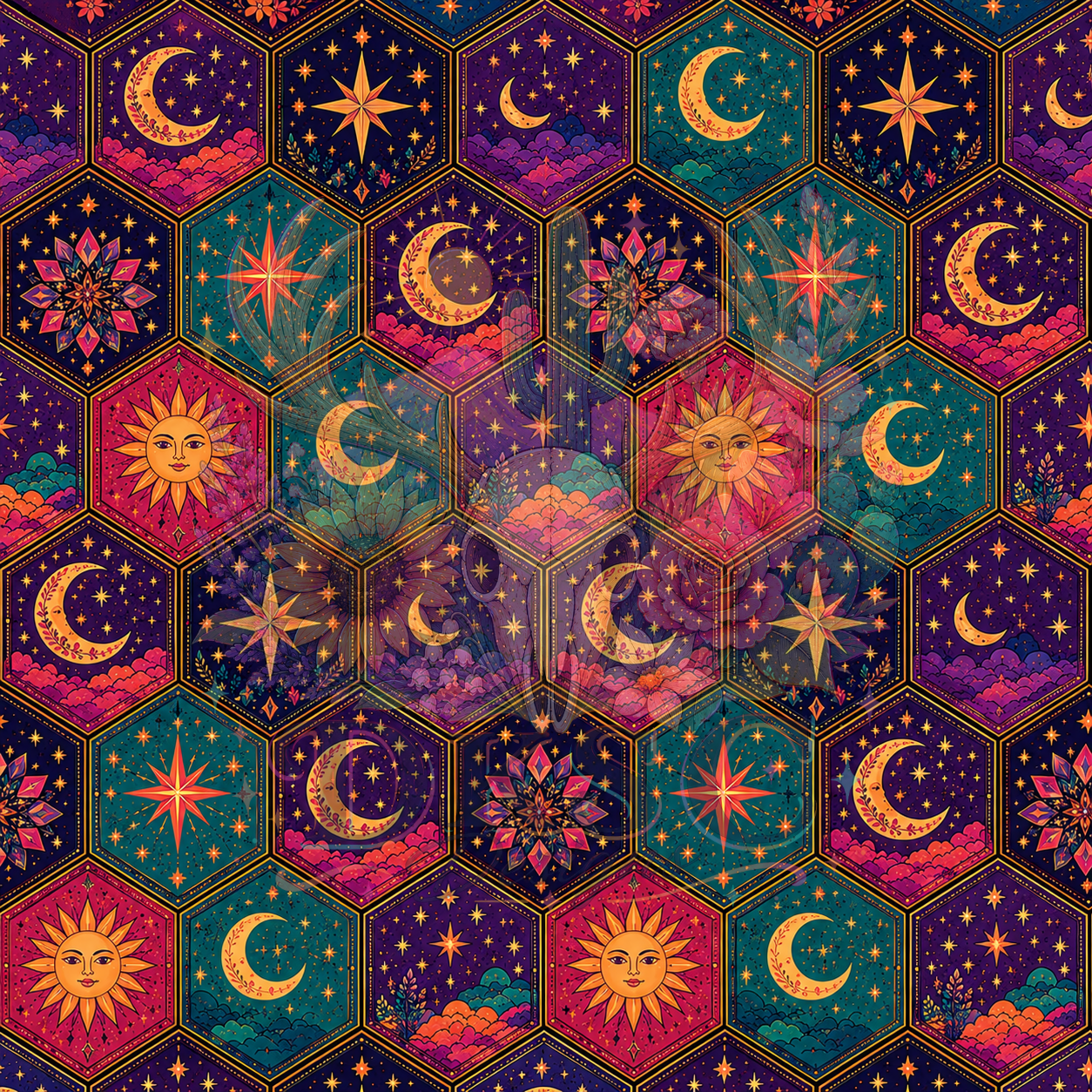 Celestial hexagon
