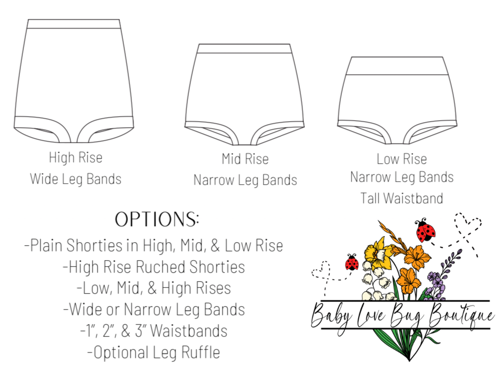 Adult Bummies/Night Shorts