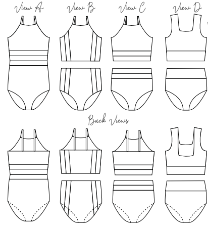 Adult Fallon Swimsuit & Leo