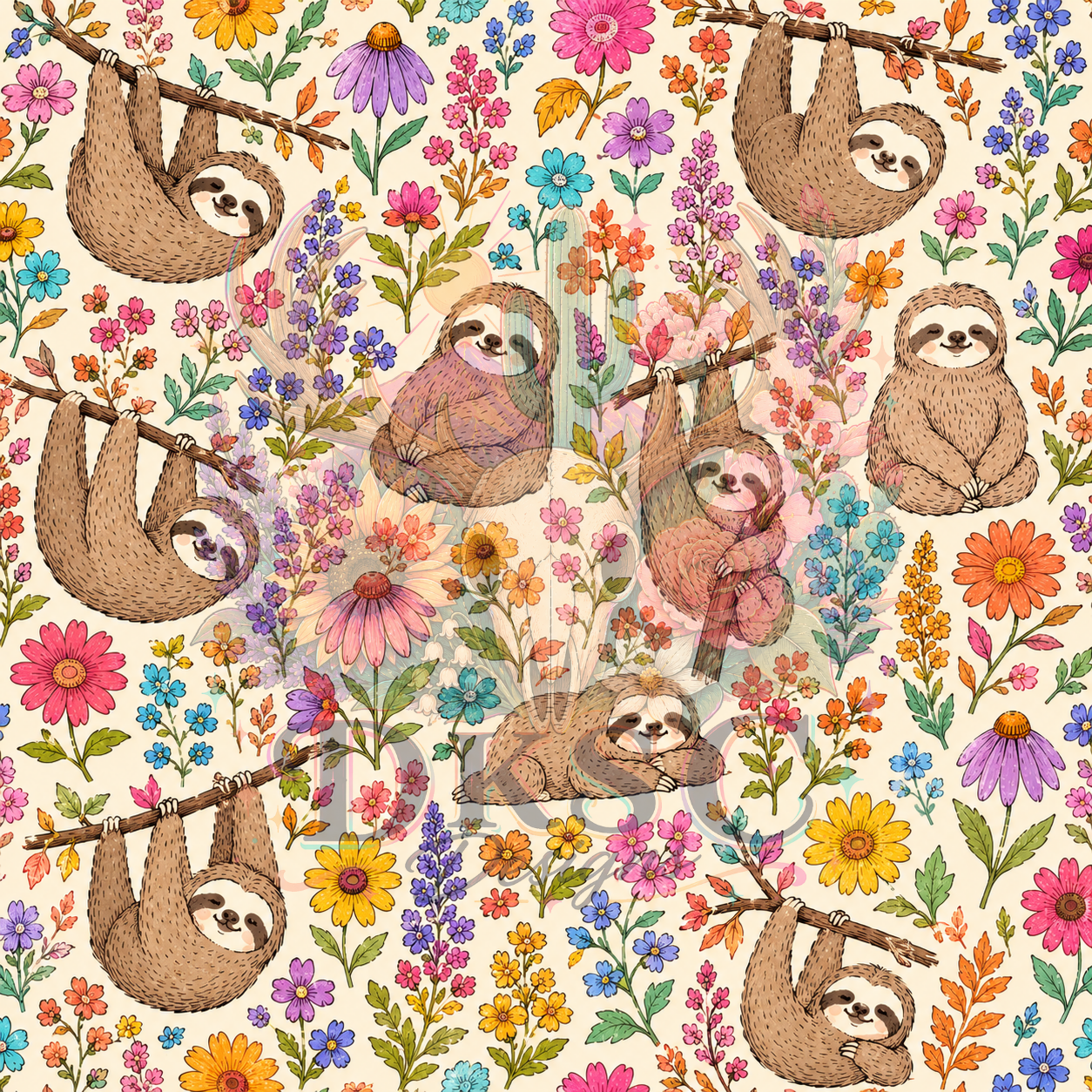 Sloth floral
