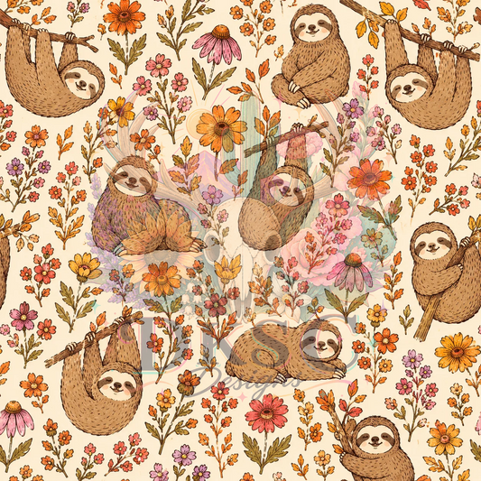 Sloth floral